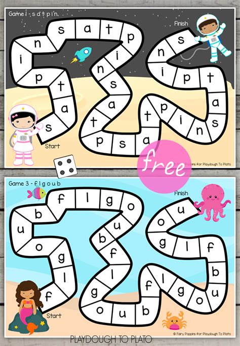 Beginning Sounds Board Games Jolly Phonics Activities Jolly Phonics