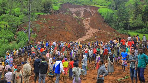 Thiopie Un Glissement De Terrain Fait Au Moins Morts L Onu