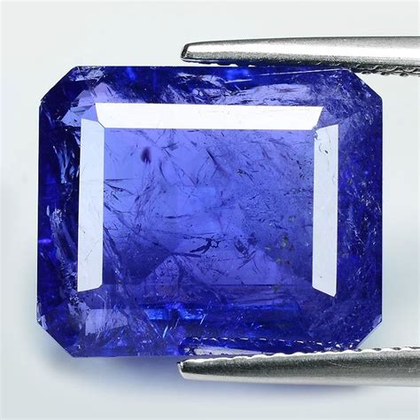 No Reserve Violetish Blue Tanzanite 15 74 Ct Catawiki