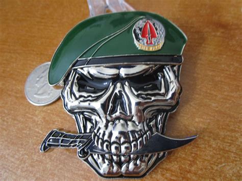 1st Special Forces Delta Force Jsoc Sfod D We Don T Exist Skull Challenge Coin Special Forces