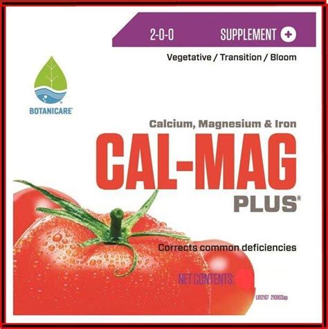 Botanicare Cal Mag Plus A Calcium Magnesium And Iron Plant