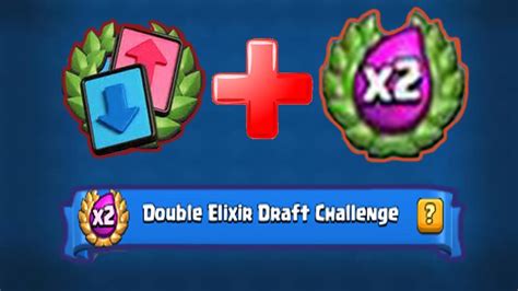 Playing Double Elixir Draft Challenge Clash Royale Youtube