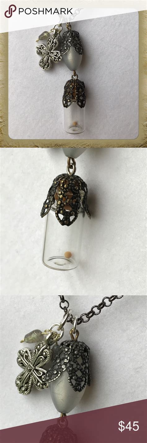 Faith Of A Mustard Seed Filigree Vial Necklace Vial Necklace Mustard