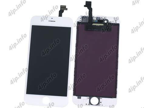 Модуль (дисплей + тачскрин) белый для Apple iPhone 6 A1549 (модель CDMA ...