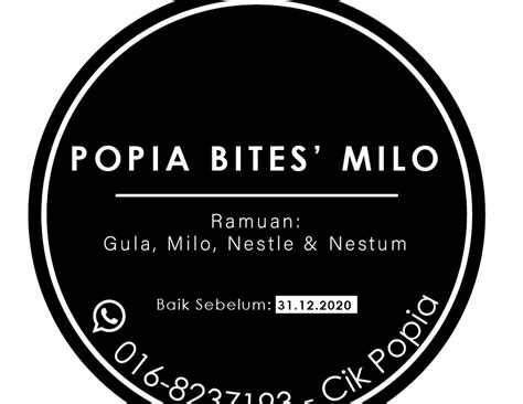 Sticker Product Popia Bite