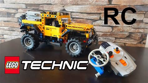 Lego Technic 42122 Jeep Wrangler Rc Mod Youtube