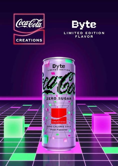 Coca Cola Byte O Novo Sabor Edi O Limitada Inspirado No Mundo Virtual