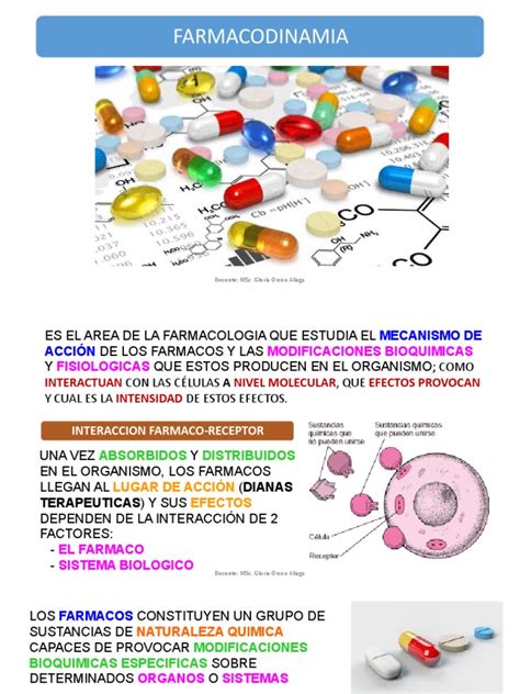 Diapositivas Sesión 02 Farmacología Pdf Inhibidor De La Enzima Enzima