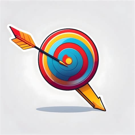 Premium Photo Bullseye Icon Target Goal Success Aim Direct Hit