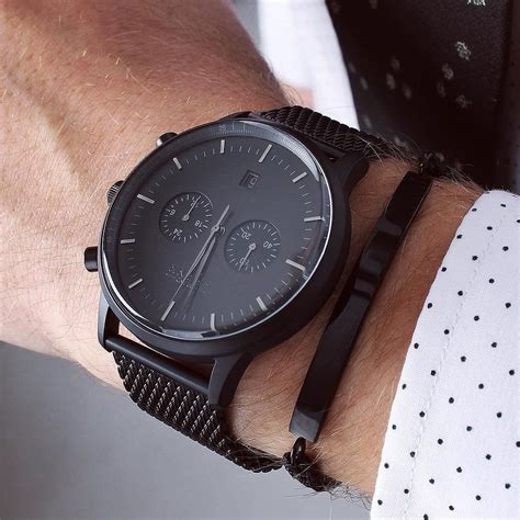 A Black Sensation The Kingston Matte Black Watch From Grand Frank