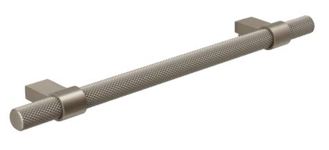 Poign E Barre T Knurled Nickel Bross Mm Howdens Pro