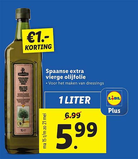 Spaanse Extra Vierge Olijfolie Aanbieding Bij Lidl Folders Nl