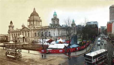 15 Incredible Then And Now Photos Show Street Scenes Of Belfast In The