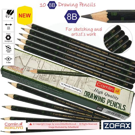 Buy Kokuyo Camlin Graded Drawing Pencils Value Pack Finest Crystalline