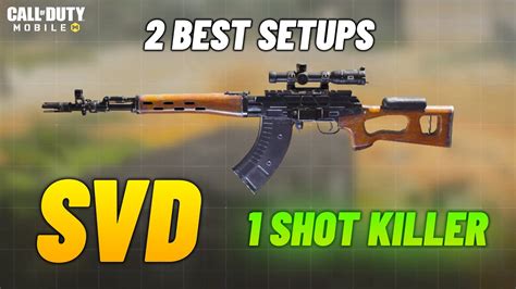 SVD Best Gunsmith Attachments Codm SVD Quick Scope Best Class Setups