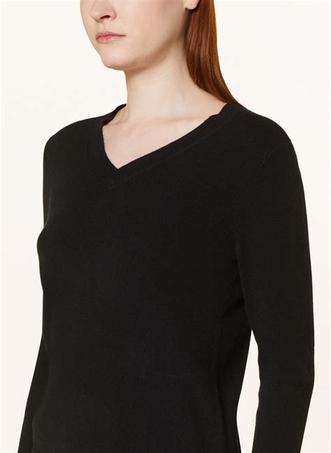 Darling Harbour Cashmere Pullover In Schwarz