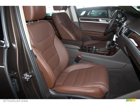 Saddle Brown Interior Volkswagen Touareg Vr Fsi Lux Xmotion