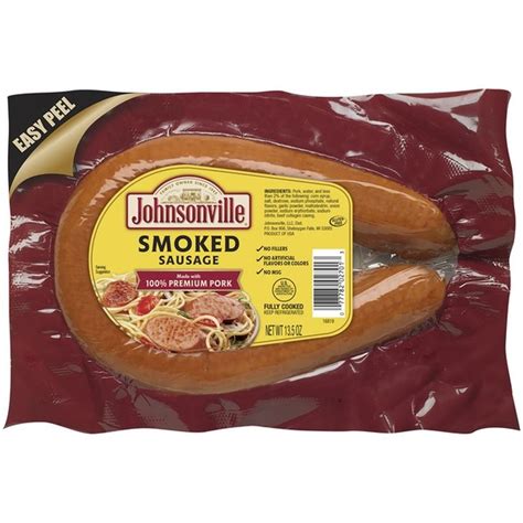 Johnsonville Sausage Smoked Sausage (56 g) - Instacart