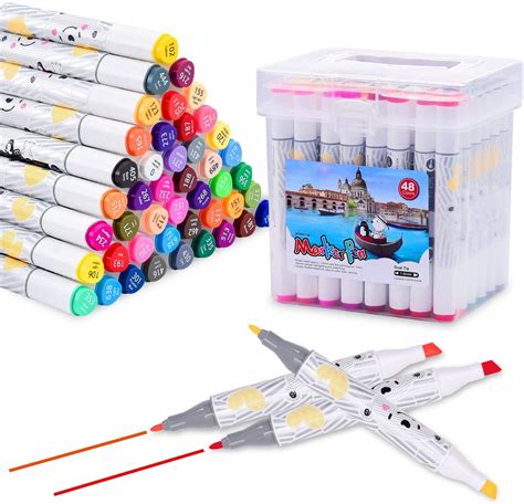 Amazon Lelix 30 Colors Art Markers Dual Tip Permanent Marker