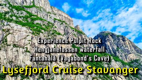 Lysefjord Cruise Tour Experience Pulpit Rock Fjord Norway YouTube