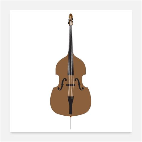 Double Bass Posters Unique Designs Spreadshirt