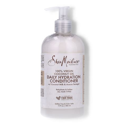 Shea Moisture 100 Virgin Coconut Oil Daily Hydration Shampoo 384ml Cosmetize Uk