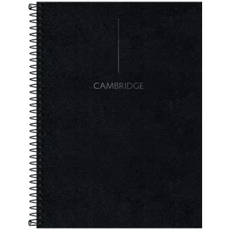 Caderno Espiral Univ CD 1x1 80fls Cambridge Tilibra PAPELARISSA