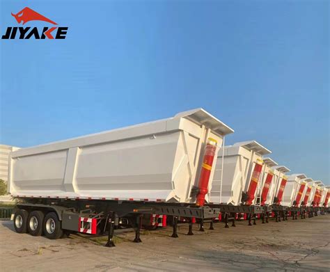 Best Price U Shape Hydraulic Cylinder Rear End Side Dump Tipping Tipper