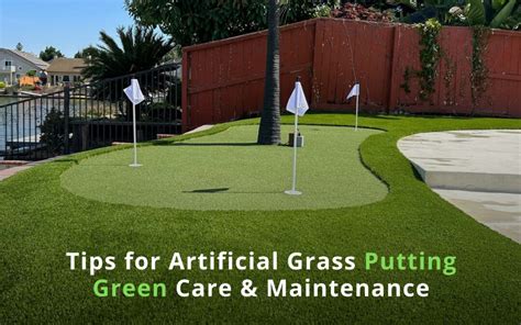 Tips For Artificial Grass Putting Green Care And Maintenance