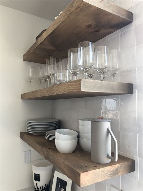 Floating Kitchen Shelves A Simple And Stylish Storage Solution