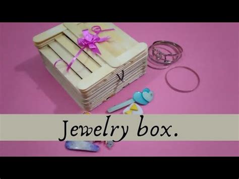 Ice Cream Stick Jewelry Box Youtube