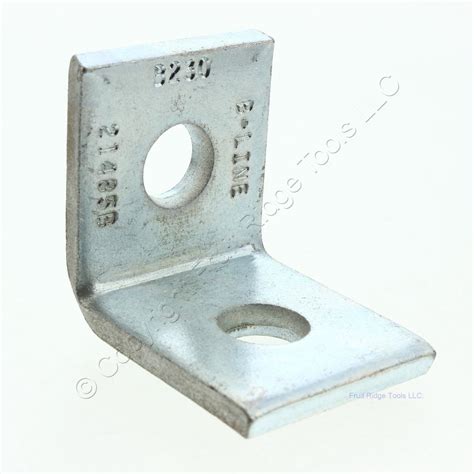 B Line 2 Hole 90 Corner Angle Bracket Strut Fitting Zinc Steel Mounting