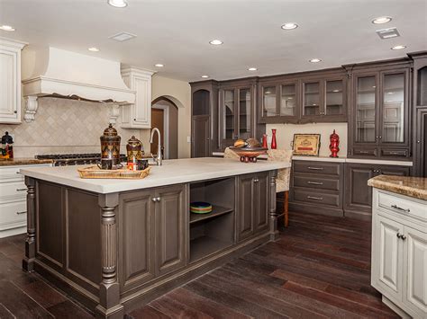 Two Color Kitchen Cabinets Ideas Hawk Haven