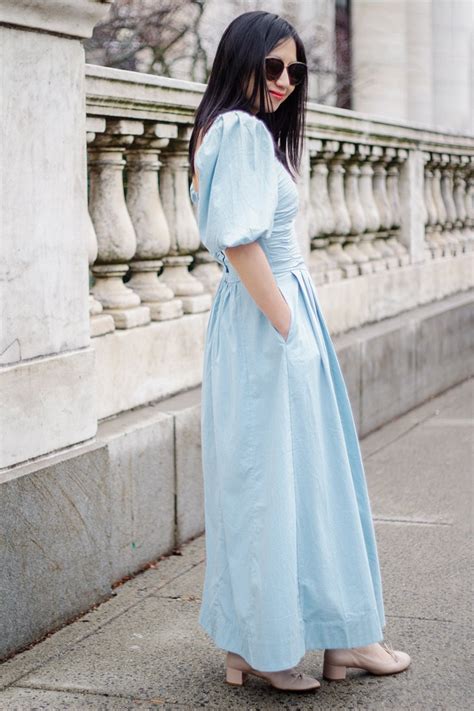 Cinderella Blue Free People Aint She A Beaut Midi Dress Review