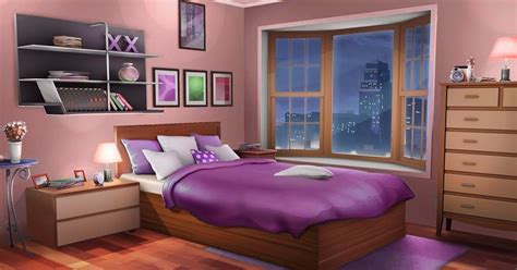 Aesthetic Modern Pink Anime Bedroom Background – TRENDECORS