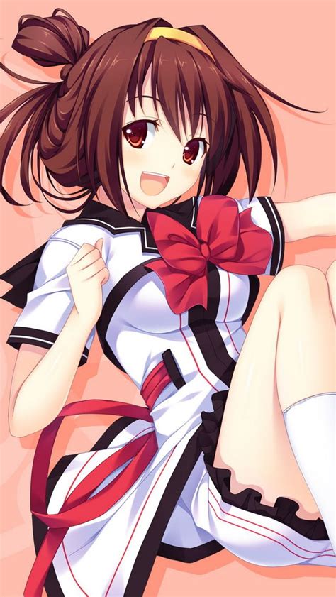 Cute Anime Girl Iphone Wallpaper Wallpapersafari