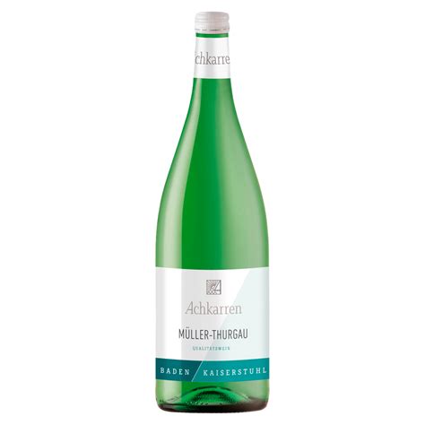 Achkarren Wei Wein M Ller Thurgau Qba Lieblich L Bei Rewe Online