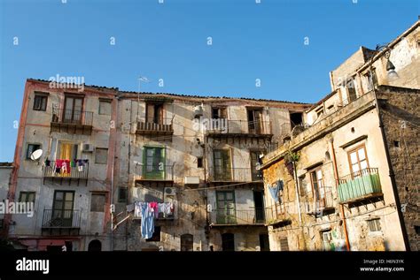 Palermo Houses Stock Photo Alamy