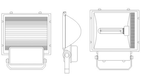 Reflector Light Detail Drawing In Dwg AutoCAD File Cadbull