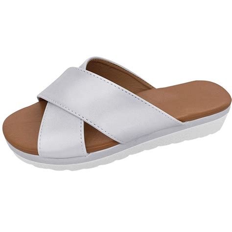 Mchoice Sandals For Women 2021 New Comfy Platform Sandal Shoes Slide