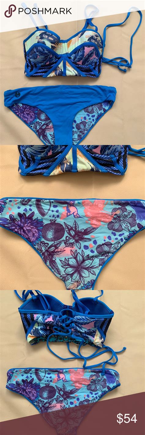 Maaji Linda Fiesta Reversible Bikini Set Girls Swimwear Ebay Hot Sex