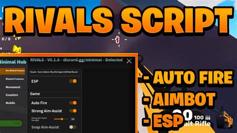 NEW OP Rivals Script Pastebin ROBLOX Auto Fire Silent Aim