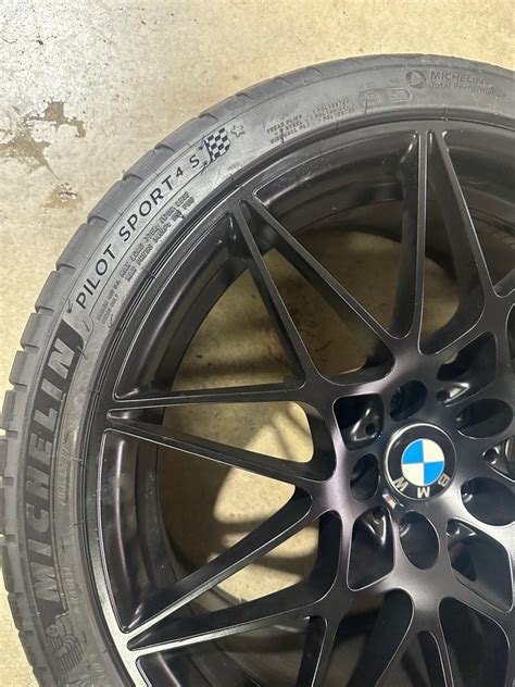 Original BMW M3 tyres and rims., Car Accessories, Tyres & Rims on Carousell