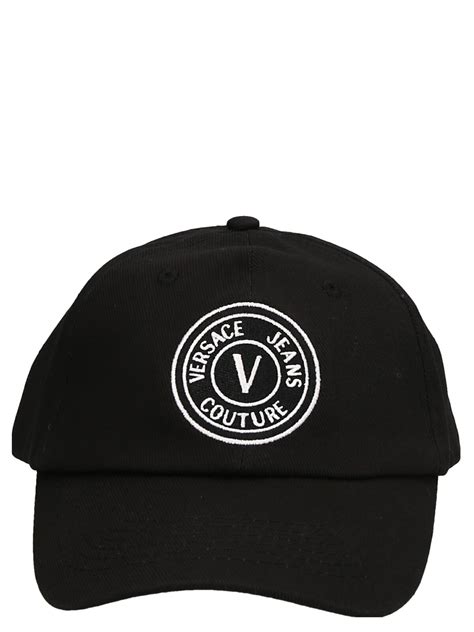 Versace Logo Embroidery Cap Editorialist