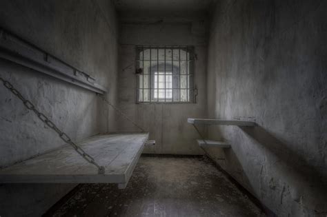 Premium Photo | Interior of abandoned prison cell