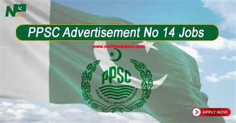 PPSC Advertisement No 14 Jobs 2024 Notify Pakistan