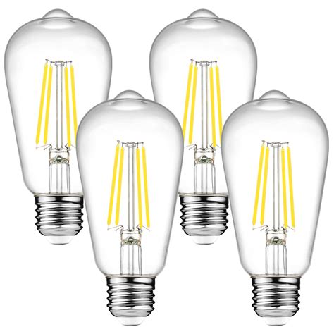 Snapklik Dimmable Vintage Led Edison Bulbs W Equivalent W