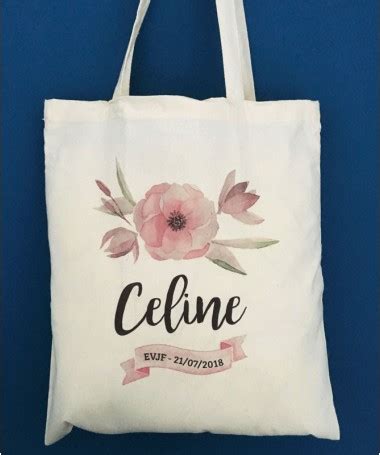 Tote Bag Evjf Personnalisable En Coton Pour Future Mari E Sac Evjf