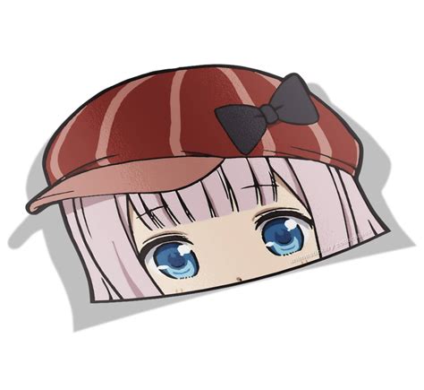 Chika Fujiwara Love Is War Peeker Peek Anime Vinyl Stickers