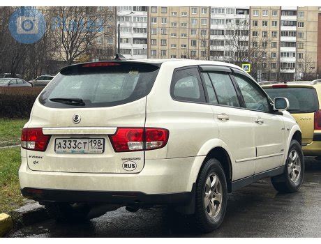 а333ст198 SsangYong KGM Kyron St Petersburg City License plate Russia